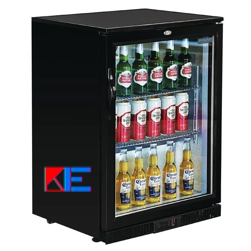 Back bar swing door Polar G Series black 128L